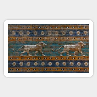 Ishtar Gate Babylon Lion Berlin Sticker